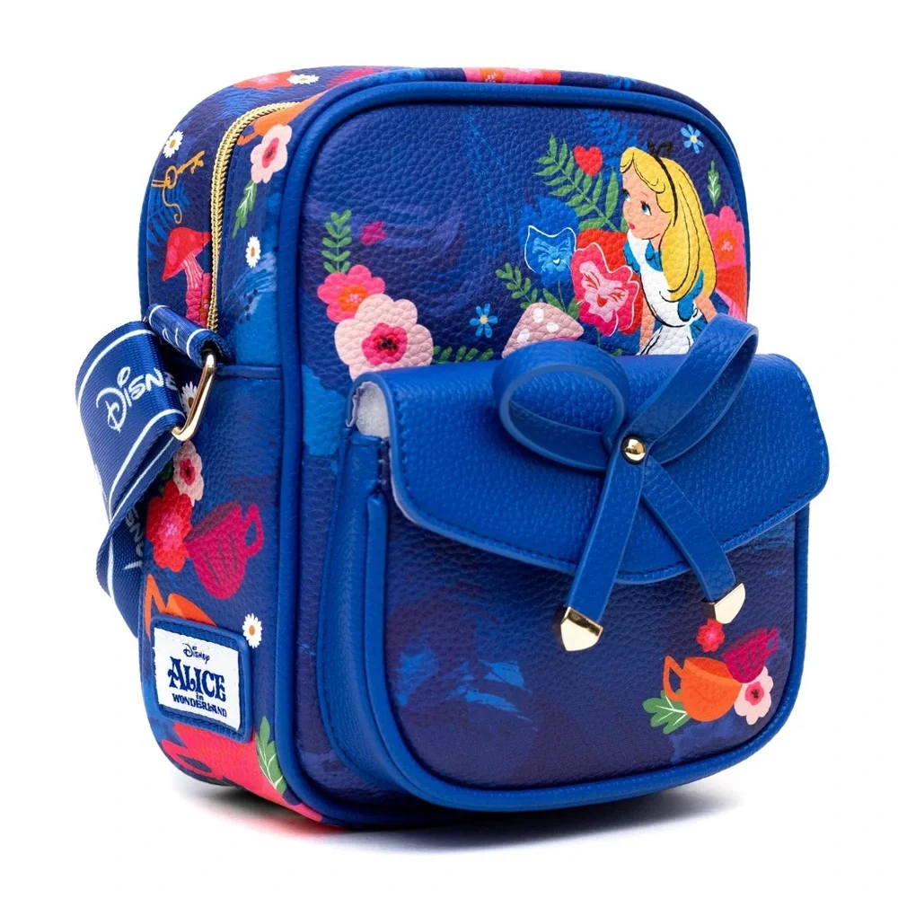 Disney Floral Blue Crossbody Bag - Picture 4 of 6